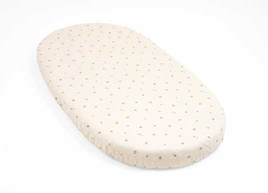 Stokke Sleepi Seng V3 Stretchlaken Flower Ecru