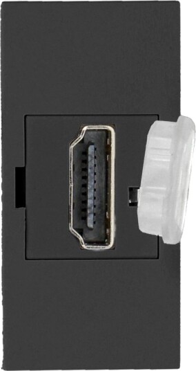 Orno Noen Hdmi Moduluttak 22,5×45 Mm Med Beskyttelseslokk Svart Orno Noen Hdmi Moduluttak 22,5×45 Mm Med Beskyttelseslokk Svart