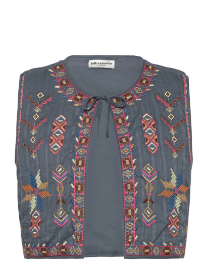 Lollys Laundry Ilsall Vest - Blue - XS