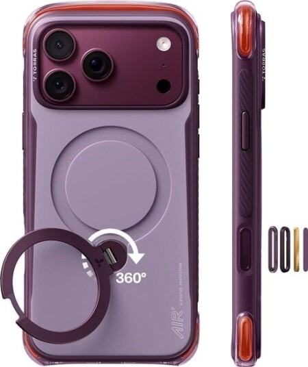 Torras Ostand Q3 Air Pro - violet summit purple - iPhone 18 Pro