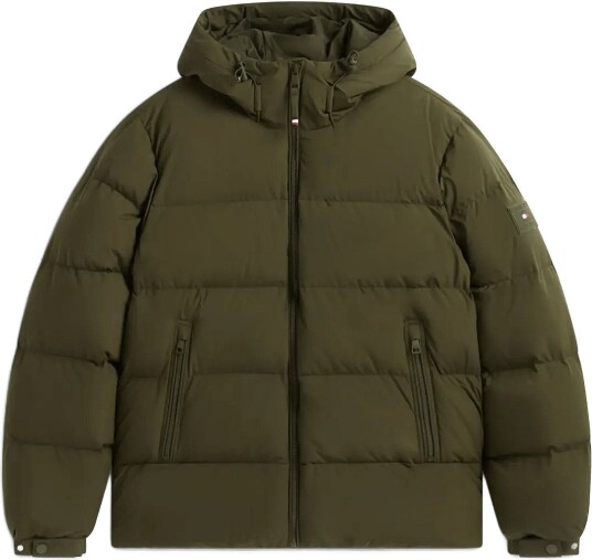 Tommy Hilfiger Down Hooded Puffer Jkt   PRIMORDIAL GREEN   S