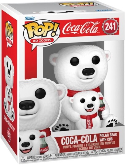 Funko Pop! Vinilinė Figūrėlė: Coca Cola Bear M/ Cub