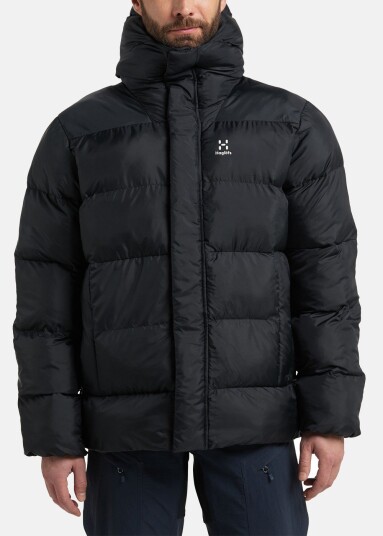 Haglöfs Puffy Mimic Hood Men True Black 2xl Vinterjakker