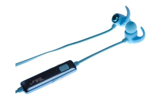 Tellur Runner, Hodesett, In-Ear, Halsbånd, Calls/Music, Blå, Stereofonisk, In-Line