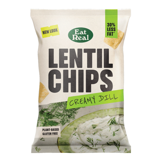 Eat Real linsechips kremet dill 95 g Eat Real linsechips kremet dill 95 g
