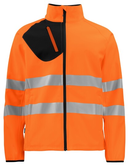 ProJob 6432 Softshelljakke En Iso 20471 Kl 3/2 Orange/Black M ProJob 6432 Softshelljakke En Iso 20471 Kl 3/2 Orange/Black M