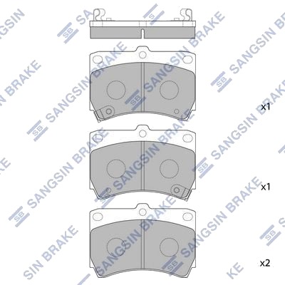 Hi Q SP1067 Bremseklosser
