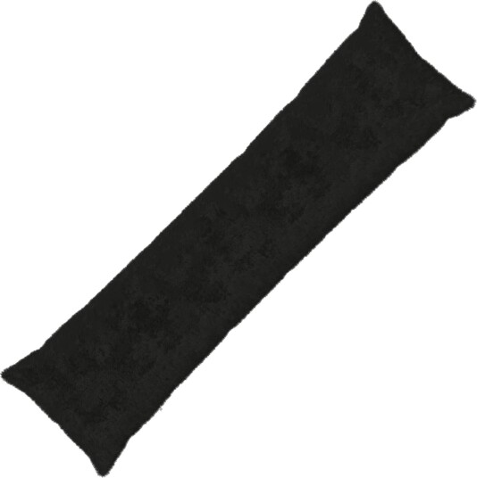 vidaXL Putetrekk HEERLEN Svart 40 x 145 cm Faux Kanin Pels