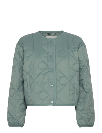 Calvin Klein Jeans Lightweight Aop Quilted Liner Green XS