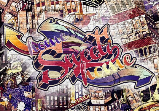 Fototapet Cool Graffiti 250x175 - Artgeist sp. z o. o.