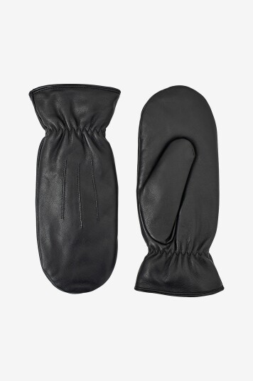 pieces Votter pcNellie Leather Mittens Svart pieces Votter pcNellie Leather Mittens Svart