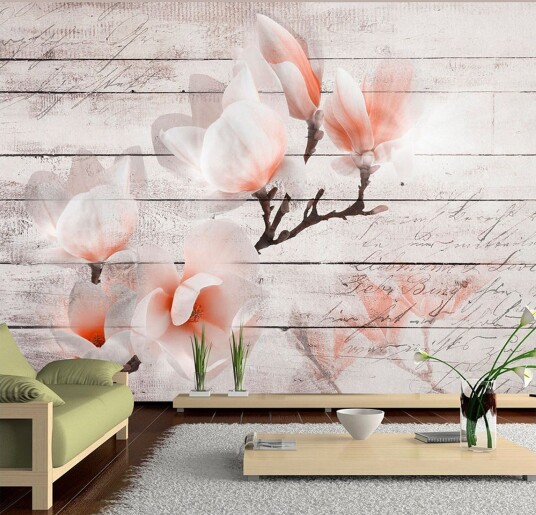 Fototapet Subtlety Of The Magnolia 100x70 - Artgeist sp. z o. o.