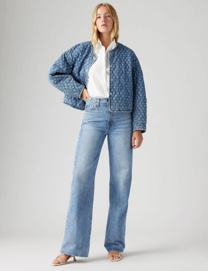 Levi"s® Ribcage Wide Leg H223 Not The - Blue - 29 x 32