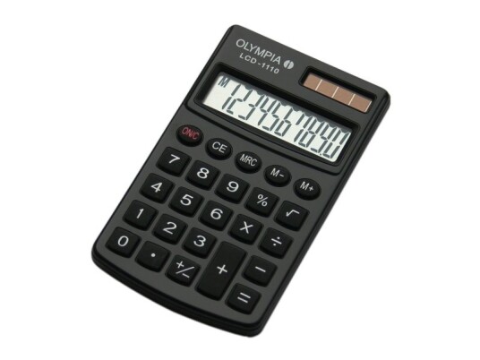 Olympia Lcd 1110, Lomme, Grunnleggende, 10 Sifre, 1 Linjer, Sort Olympia Lcd 1110, Lomme, Grunnleggende, 10 Sifre, 1 Linjer, Sort