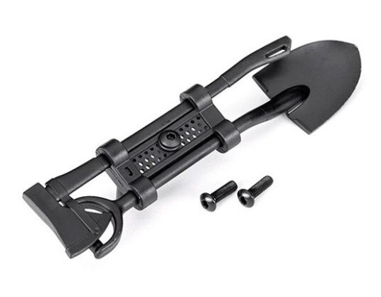Traxxas 8122-BLK Shovel and Axe Black TRX-4 Traxxas 8122-BLK Shovel and Axe Black TRX-4