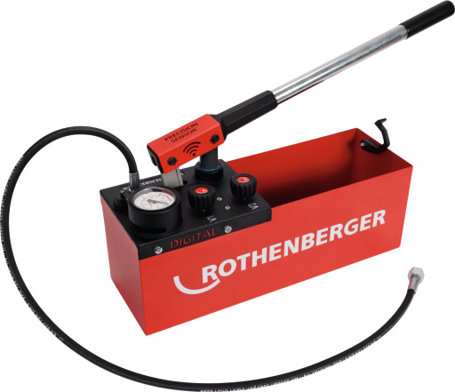 Rothenberger trykpr?vespand med digital testteknologi og DURAMANT-bel?gning. Rothenberger trykpr?vespand med digital testteknologi og DURAMANT-bel?gning.