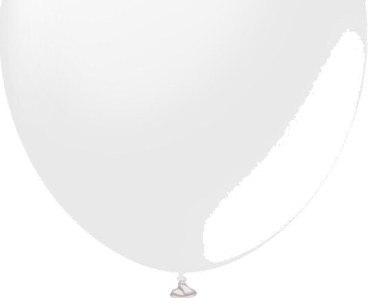 Linkballonger K-Link Opaque Satin Snow White - 50-pakning
