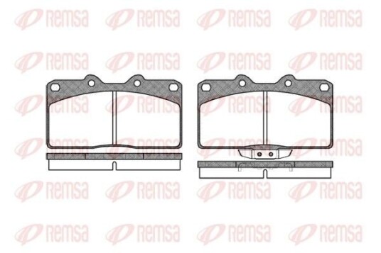 Bremseklosser REMSA 0355.02 Bremseklosser REMSA 0355.02