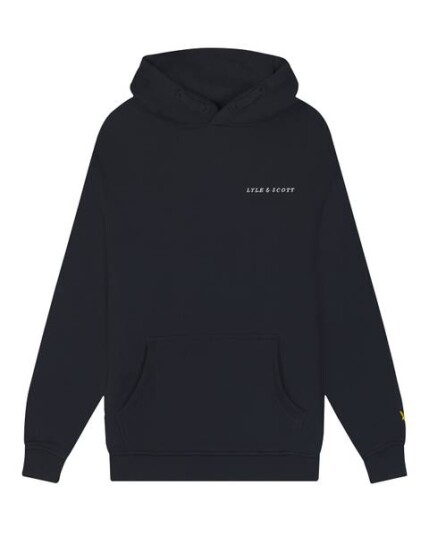 Lyle & Scott Script brodert hettegenser - dark navy Lyle & Scott Script brodert hettegenser - dark navy