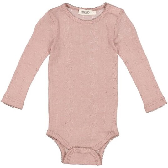 MarMar Wool Pointelle Burnt Rose Benedikte Body 4 mdr/62