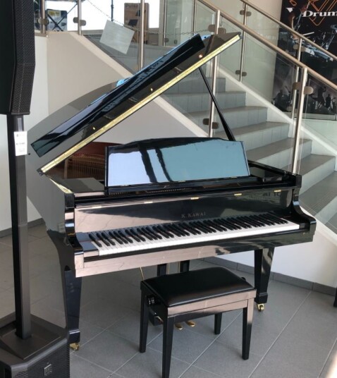 K.Kawai brukt flygel GS30 sort pollert 188cm