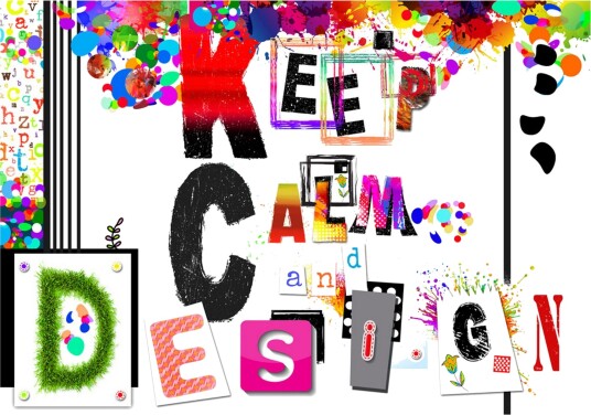 Fototapet Keep Calm And Design 200x140 - Artgeist sp. z o. o.