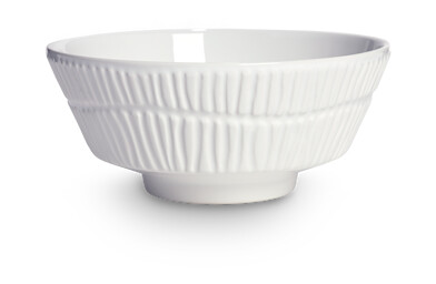 Stripes Skål 50 cl 15 cm Hvit