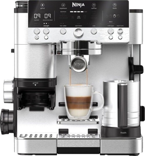 Ninja Luxe Café Premier 3-i-1 Espressomaskin med innebygd kaffekvern 2L 1650W Ninja Luxe Café Premier 3-i-1 Espressomaskin med innebygd kaffekvern 2L 1650W