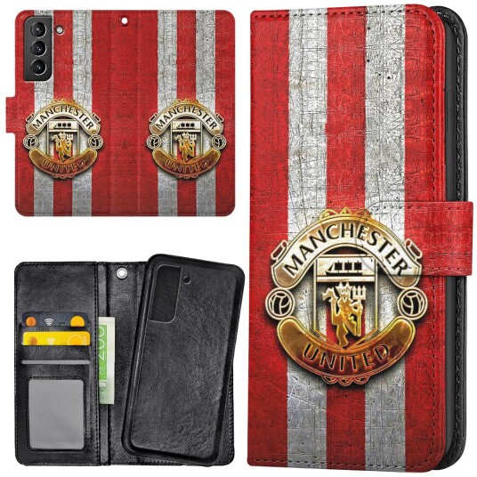 Generic Samsung Galaxy S21 Fe 5g - Lommebok Deksel Manchester United