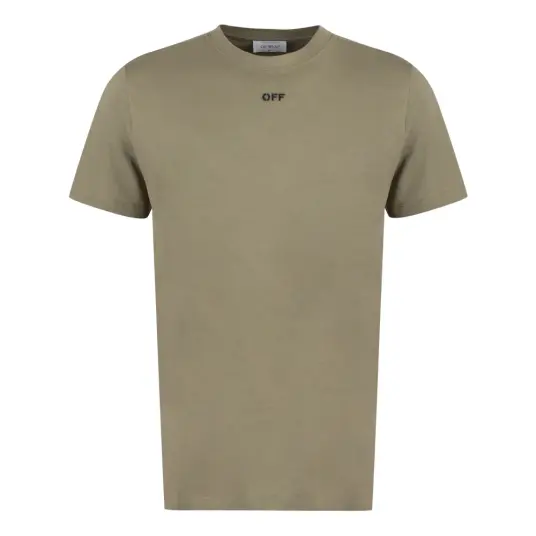 Off White Herre Topper Grønn S