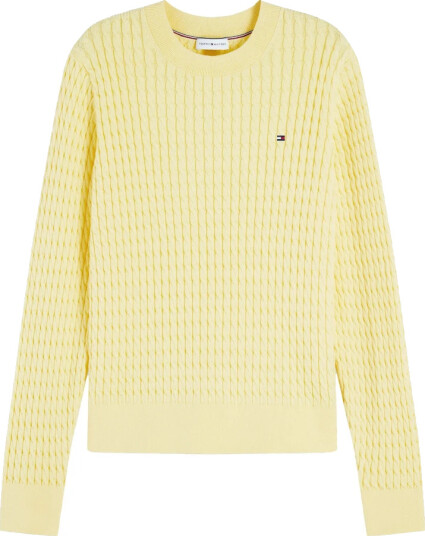 Tommy Hilfiger Dame Strikkevarer Gul XS,