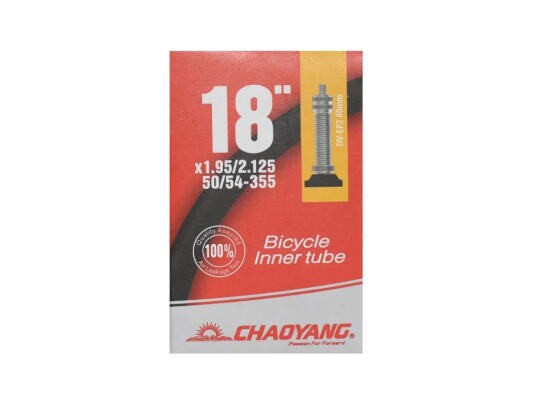 Chaoyang slange 18"x1,95 2,125 Dunlopventil 40mm Chaoyang slange 18"x1,95 2,125 Dunlopventil 40mm