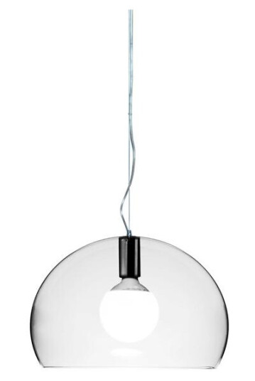 Kartell FL/Y Taklampe Transparent Liten Kartell FL/Y Taklampe Transparent Liten