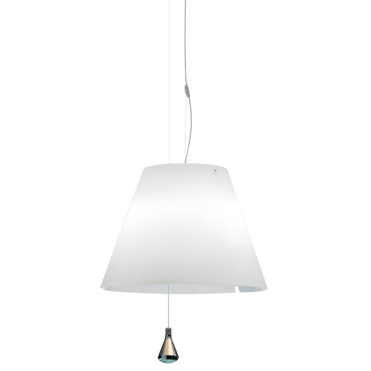 Costanza Pendel 40 cm Krom/Hvit