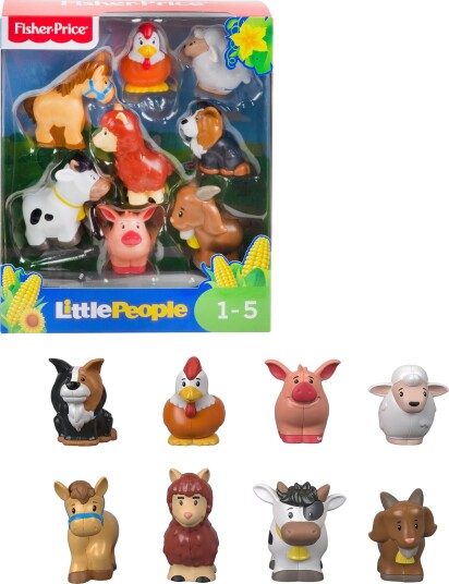Fisher Price Little People Bondegårdsdyr Figursett - 8 stk. Fisher Price Little People Bondegårdsdyr Figursett - 8 stk.