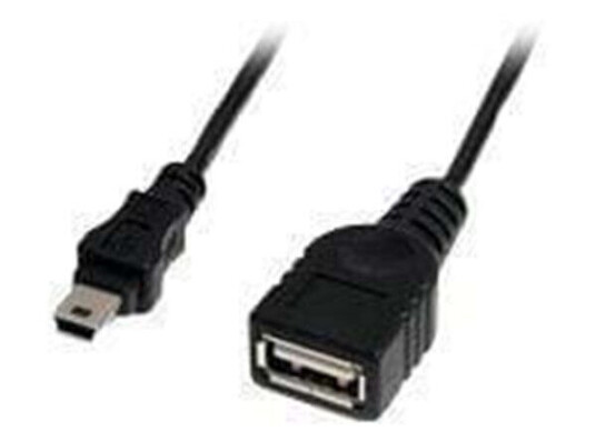 StarTech USB A til Mini-B 2.0 Kabel 1m Svart StarTech USB A til Mini-B 2.0 Kabel 1m Svart
