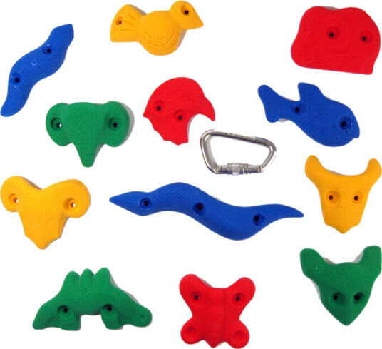 Ergoholds Kids Nature Mix Klatring holder 12 holder Barn Fargerik  2023 Klatretak