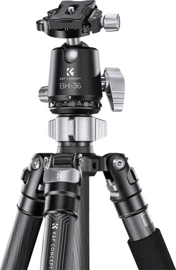 K&F Concept X284C4+BH 36 karbonstativ 172cm 16kg K&F Concept X284C4+BH 36 karbonstativ 172cm 16kg