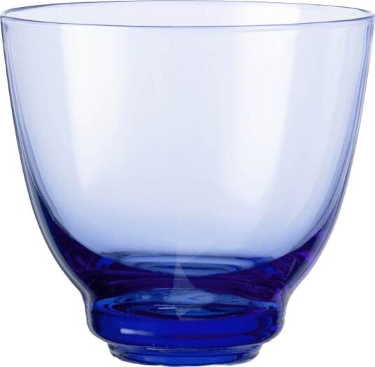 Holmegaard - Flow vannglass 35 cl mørk blå