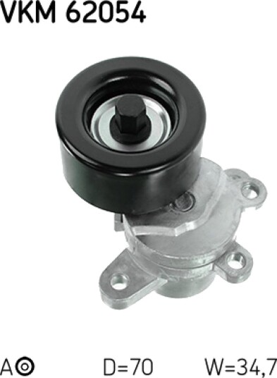 Strammehjul kilerem SKF VKM 62054