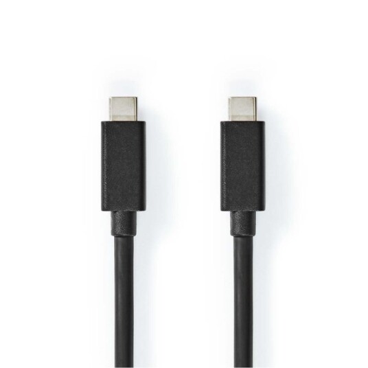 Nedis USB-C 3.2 Gen 2 Kabel 2m 100W 4K Sort Nedis USB-C 3.2 Gen 2 Kabel 2m 100W 4K Sort