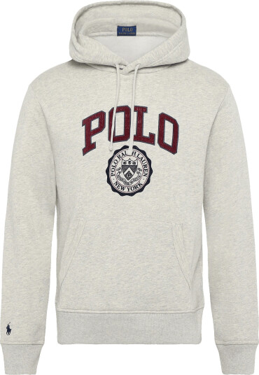 Polo Ralph Lauren Logo Fleece Hoodie Grey XXL