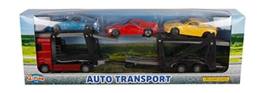 2-Play Traffic 2-Play Die-cast Truck Transporter with Cars 26cm 2-Play Traffic 2-Play Die-cast Truck Transporter with Cars 26cm