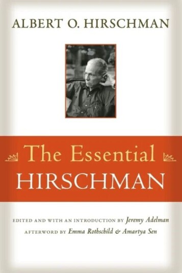 The Essential Hirschman Av Albert O. Hirschman