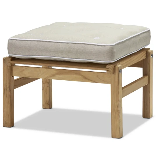 Fri Form 55x55cm skammel teak