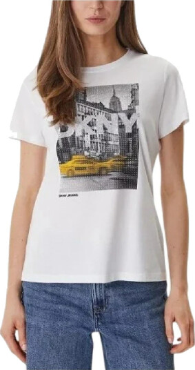 Dkny Dame Topper Hvit L,