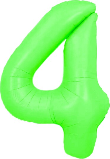 Ballongkungen Tallballong Neongrønn Tall 4 CH404NG