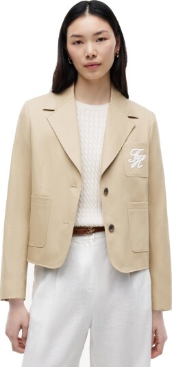 Tommy Hilfiger Chino Dressing Cotton Blazer Beige 36