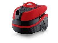 Bosch Serie 4 BWD421PET, 2100 W, Sylindervakuum, Tørr & våt, HEPA, Filtrering, Sort, Rød Bosch Serie 4 BWD421PET, 2100 W, Sylindervakuum, Tørr & våt, HEPA, Filtrering, Sort, Rød