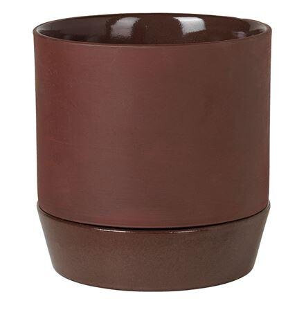 Broste Copenhagen  Denise blomsterpotte 18x18 cm red clay